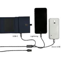 Câble adaptateur USB chargeur 3-en-1 Trident (1m)                               