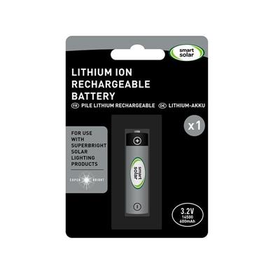 Batterie Lithium rechargeable 14500 3,2 V 600 mAh                               
