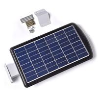 Eclairage solaire exterieur intelligent module solaire 15W intégré, led 10W blanc froid