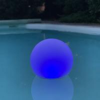 Boule solaire tanche multicolore 30 cm avec tlcommande                       