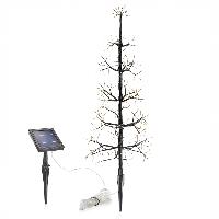 Sapin de noel solaire 75cm blanc chaud                                          
