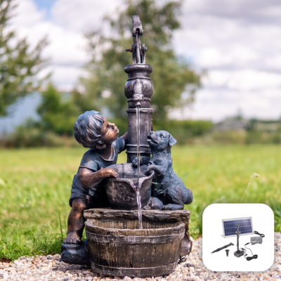 Fontaine REGINA solaire et secteur                                              