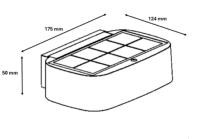 Applique murale solaire Dome 700 lumens                                         