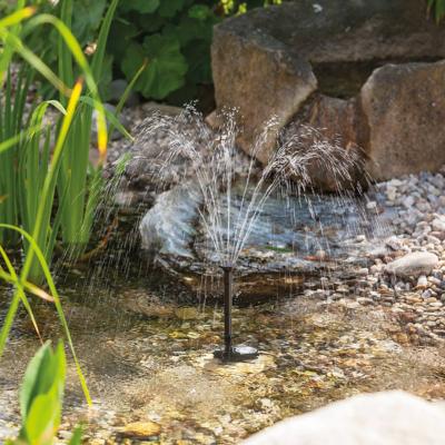 Pompe Solaire Bassin 2W Agora-Tec Pompe Bassin Solaire 2W AT-2W | Débit 170L /h - Fontaine 0,65m - Panneau Solaire 5m - Pour étang Jardin Fontaine Jardin Energie Solaire