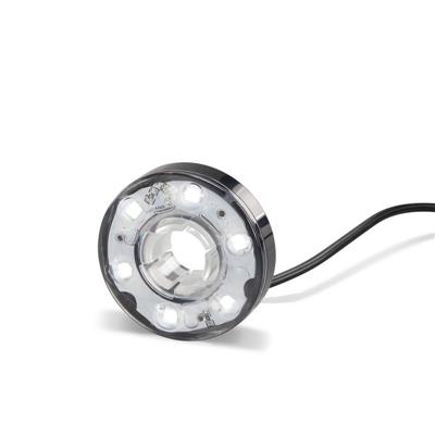 Anneau led 5 cm blanc froid 12 VDC, 5m de câble, pour pompe solaire avec système batterie proBatt