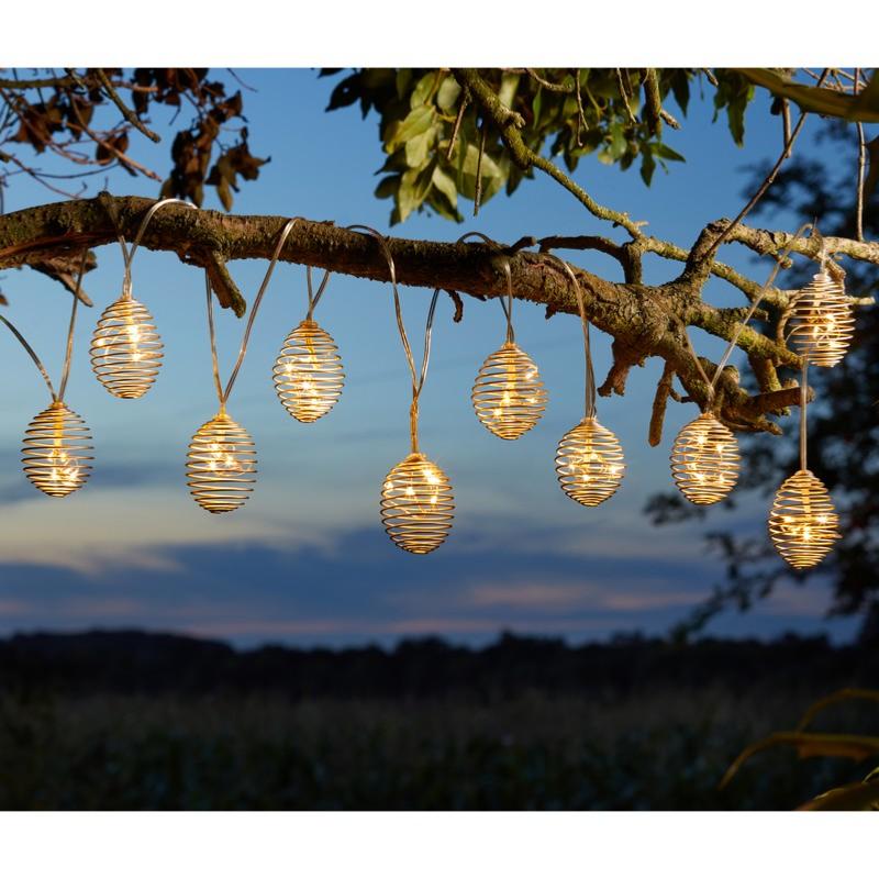 Guirlande Lumineuse Extérieure 50 Boules Blanc Chaud –