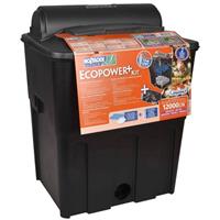 Kit de filtration bassin Ecopower Plus 12000 avec pompe 3500L, filtre, UV 12W   