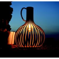 Lampe lanterne solaire bambou Jafa                                              