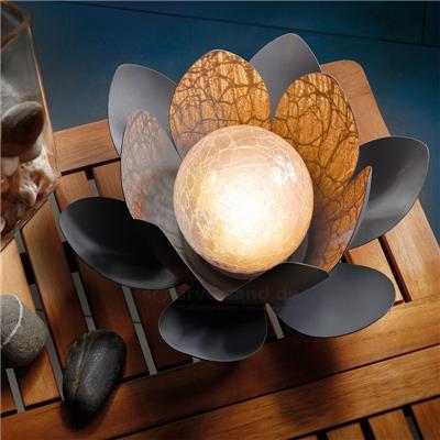 Lampe solaire décorative Fleur de Lotus                                         