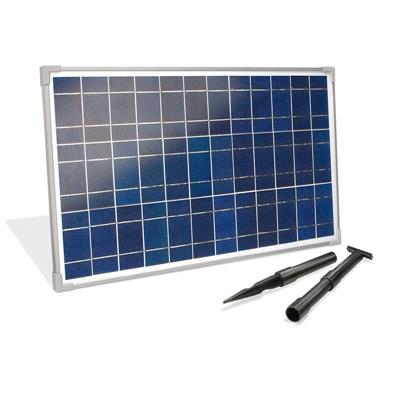 Panneau solaire 25Wc / 18V pour pompe basse tension avec connecteur petit format