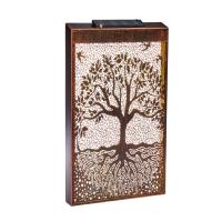 Panneau mural décoratif solaire arbre de vie 50 x 32cm                          