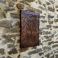 Panneau mural décoratif solaire arbre de vie 50 x 32cm                          