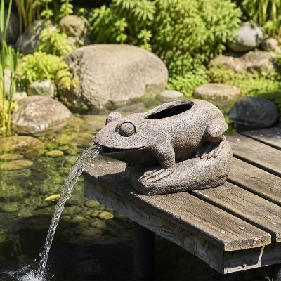 Sujet cracheur Grenouille L 45cm x H 26cm avec filtre intégré                   