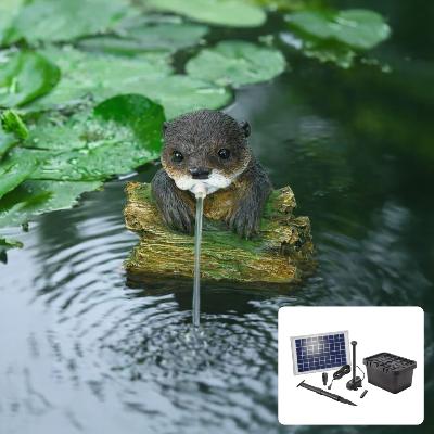 Fontaine solaire Loutre 600 l/h maxi                                            