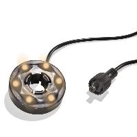 Eclairage jet d'eau led orange                                                  