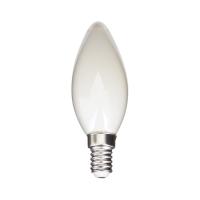 Ampoule LED flamme lisse opaque 4W-40W culot E14 blanc neutre                   
