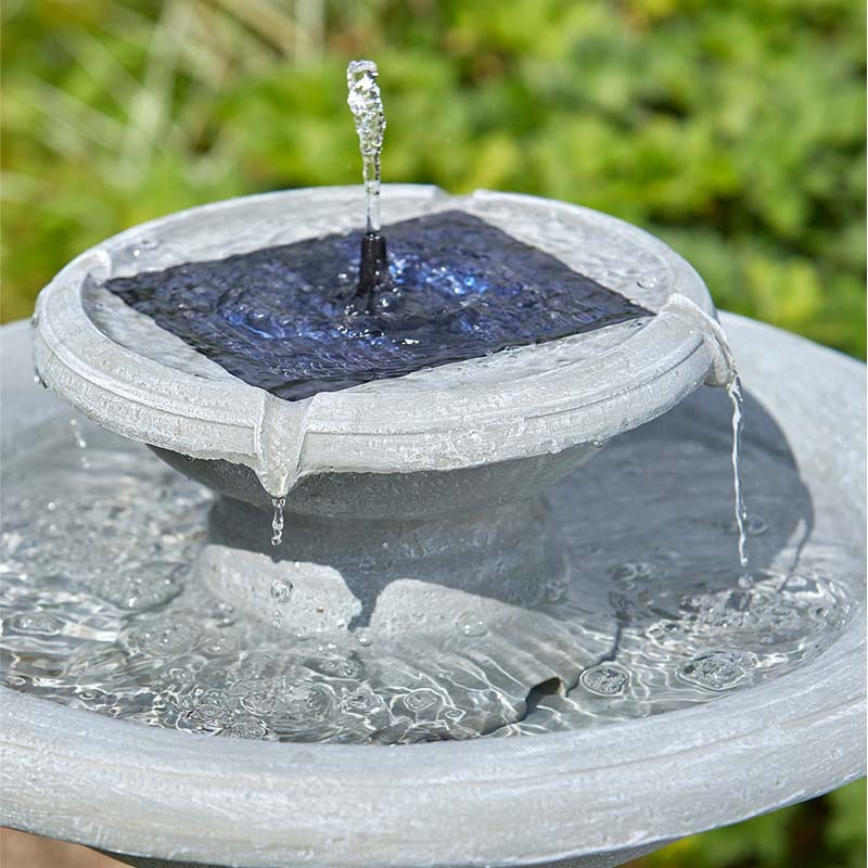 4W Fontaine Solaire Exterieure De Jardin, Pompe De Fontaine Solaire pour  Bassin à Poisson Abreuvoir Oiseaux, Pompe Solaire Fontaine A Eau Electrique  pour Bassin Exterieur avec Batterie LED Lumineuse : : Jardin