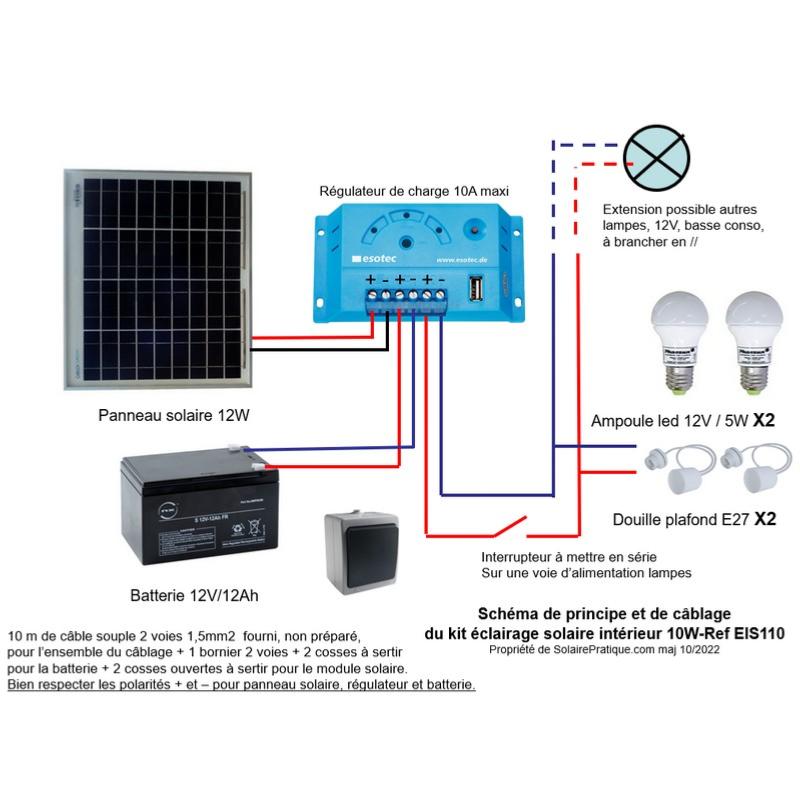 Rallonge Mini LED (Solaire/Secteur) 4 mètres