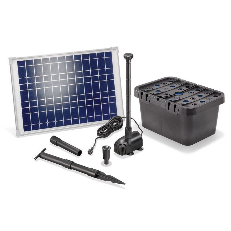 Kit pompage solaire 20Wc + pompe à eau 70 L/min automatique