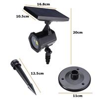 Projecteur laser rouge et vert à recharge solaire et USB