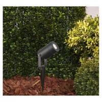 Projecteur Led Slim 12V noir piquet IP65 douille GU5.3 (sans ampoule)