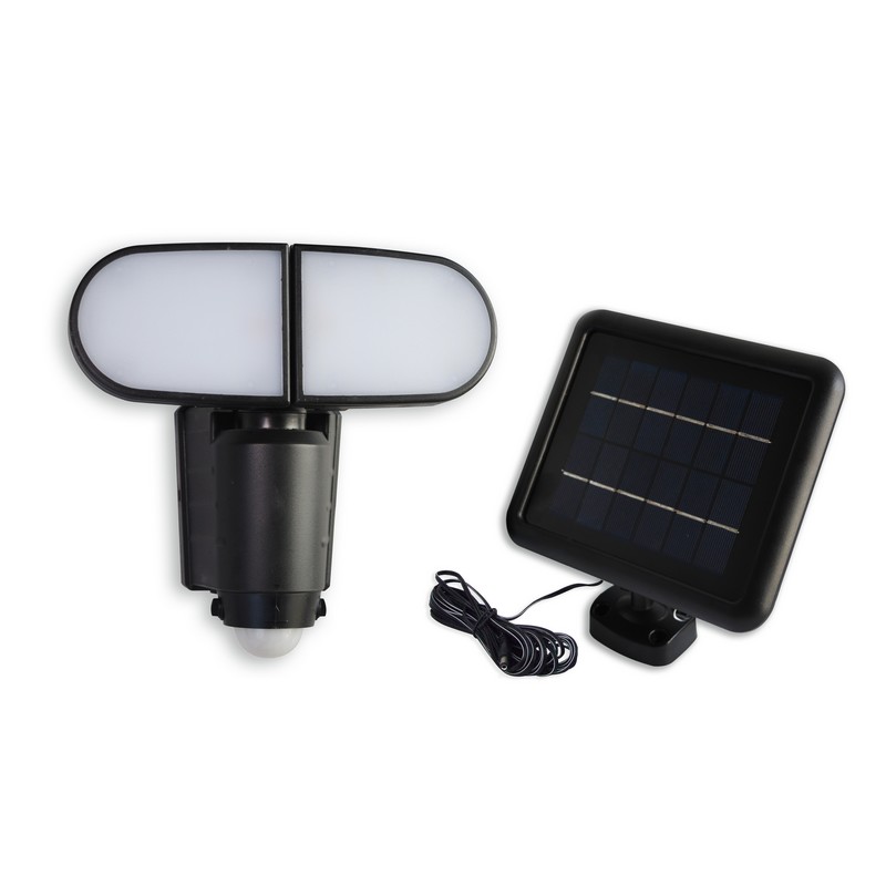 Projecteur solaire Dobble 500 lm détecteur de mouvement
