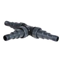 Raccord universel en T pour tuyau pompe bassin 25, 32, 40 mm