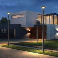 Tête de lampadaire solaire 3000 lumens éclairage 360°                                   