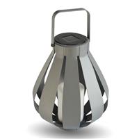 Lampe solaire métal bougie Alya                                                 