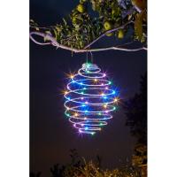 Suspension solaire Méga Spirale 45 leds couleur                                 