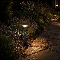 Borne solaire Antonia 200 lumens 50cm avec détecteur de mouvement               
