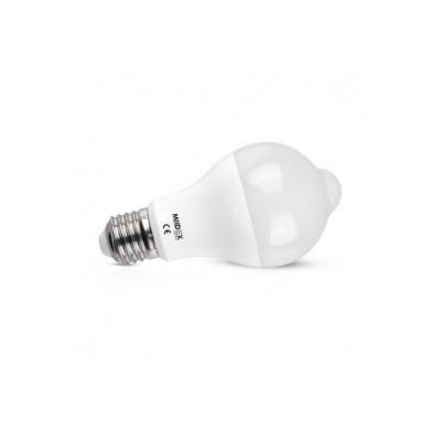 Ampoule Led E27 1100 lumens 12W blanc chaud à détecteur de mouvement et crépusculaire