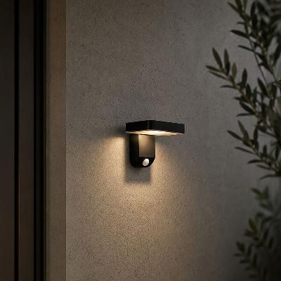 Applique solaire murale Esquel 450 lumens à détection de mouvement