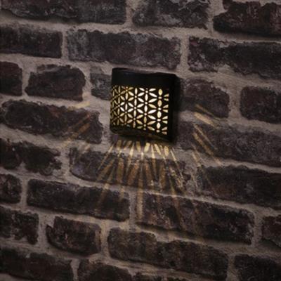 Duo applique solaire murale Rosace éclairage blanc chaud                        