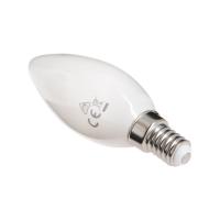 Ampoule LED flamme lisse opaque 4W-40W culot E14 blanc neutre                   