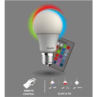 Ampoule Led Sens-K E27 806 lumens 10W blanc chaud ou couleur avec télécommande