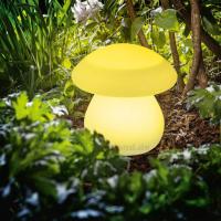 Champignon lumineux solaire multicolore                                         