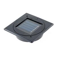 Partie haute technique balise solaire Rotin