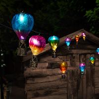 Guirlande 10 ballons montgolfi�re l 2,9m                                        