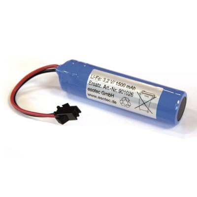 Batterie Li-ion 3,2V / 1500mAh avec fils et connecteur                          