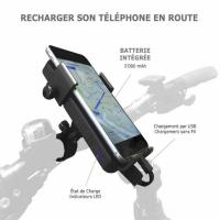 Support chargeur téléphone pour vélo Cyclotron avec Powerbank intégré de 5000 mAh