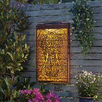 Panneau mural d�coratif solaire �l�phant 50 x 32cm                              