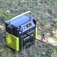 Station d'énergie autonome portative avec batterie Lithium 500 Wh, à recharge secteur, allume cigare ou solaire (non inclus), sorties 5V USB, 12V, 220V