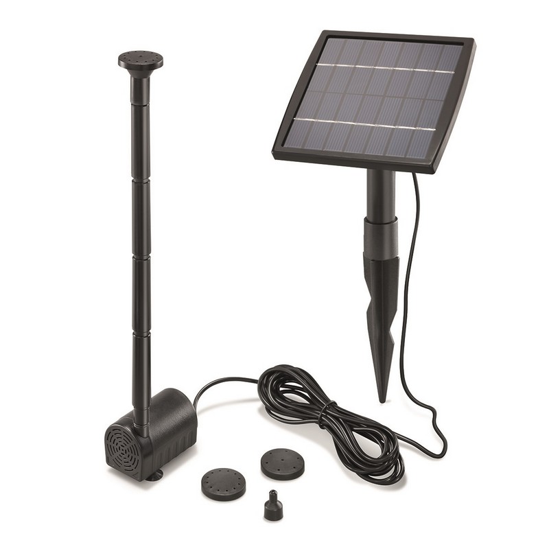 Kit pompe solaire bassin ou fontaine Genova 1700L-35W