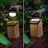 Lanterne solaire bambou Okinawa 900 lumens                                      