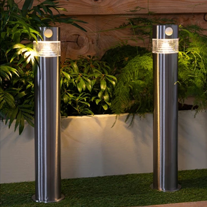 Borne solaire 150 lumens 50 cm avec détecteur de mouvement                      