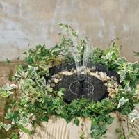 Fontaine solaire 350 l/h et cache-pot                                           