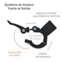 Support chargeur téléphone pour vélo Cyclotron avec Powerbank intégré de 5000 mAh