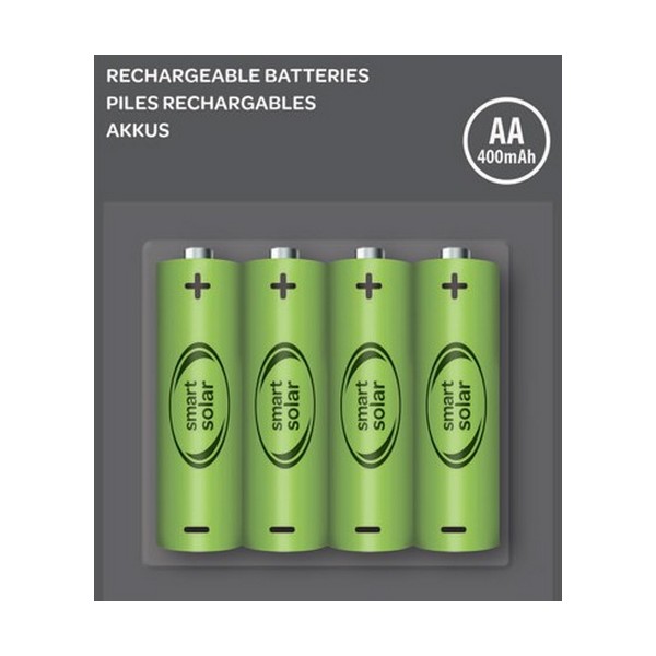 Pack 4 x batterie rechargeable 1,2 V NiMh AA 600 mAh sur