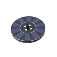 Fontaine solaire disque flottant 130l/h clairage blanc chaud                   